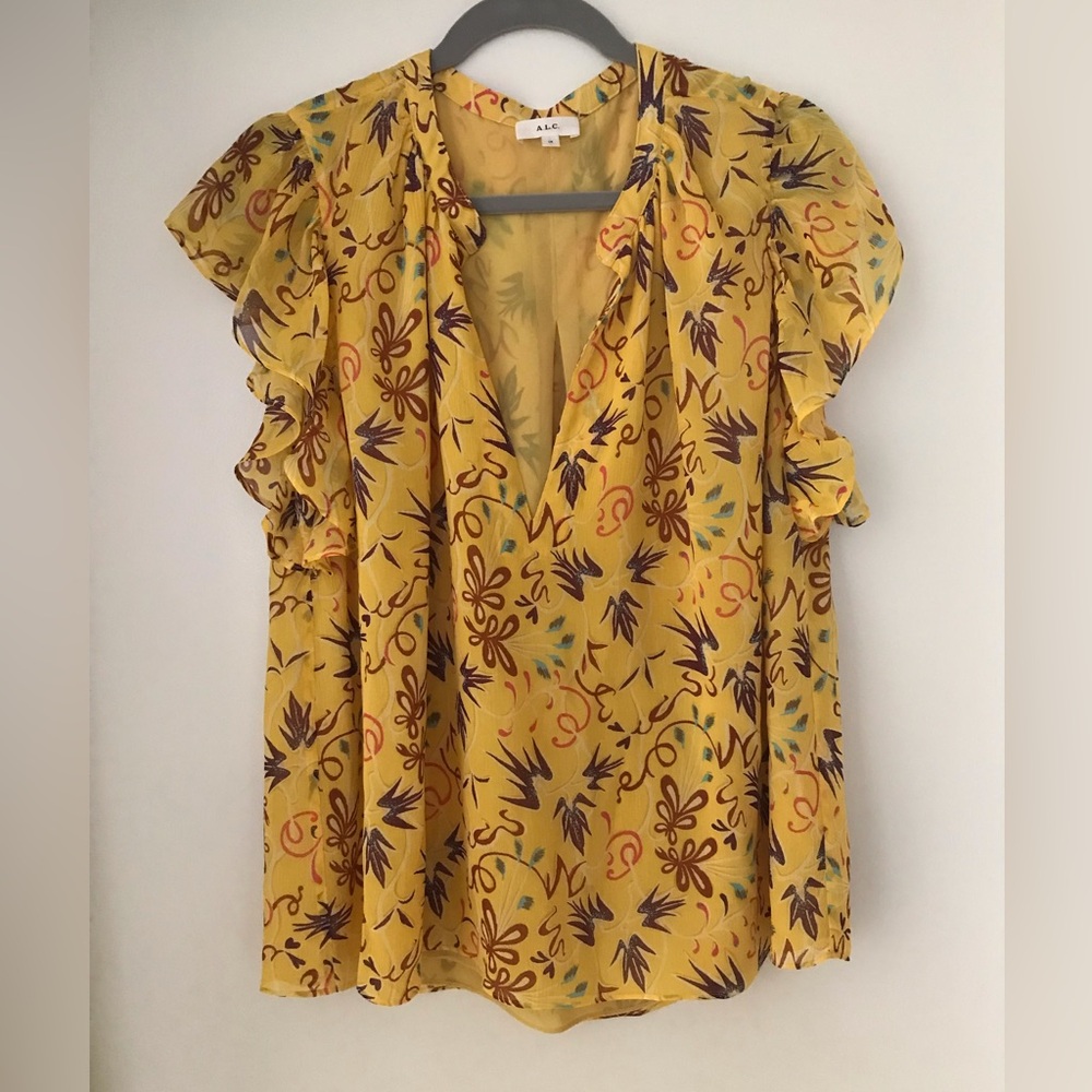 A.L.C. 100% silk top. - Picture 5 of 10